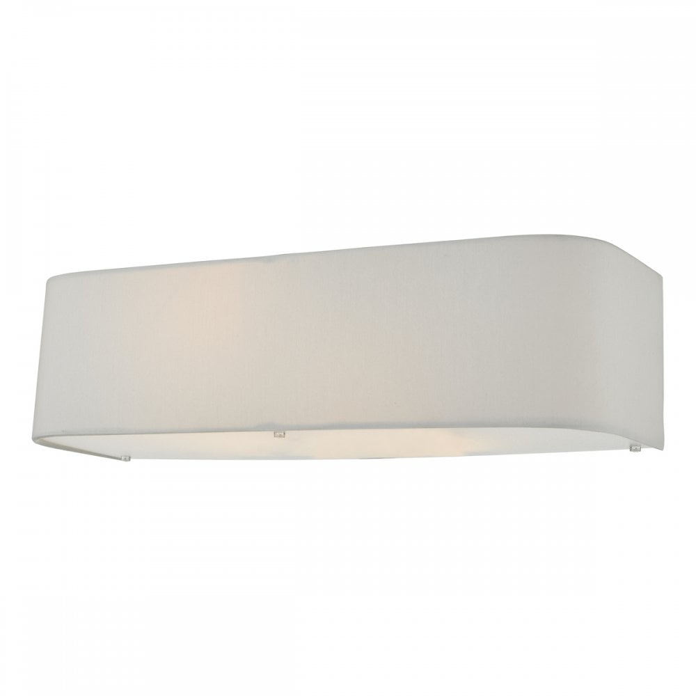 Dar RON092 Ronda 2 Light Wall Light Ivory