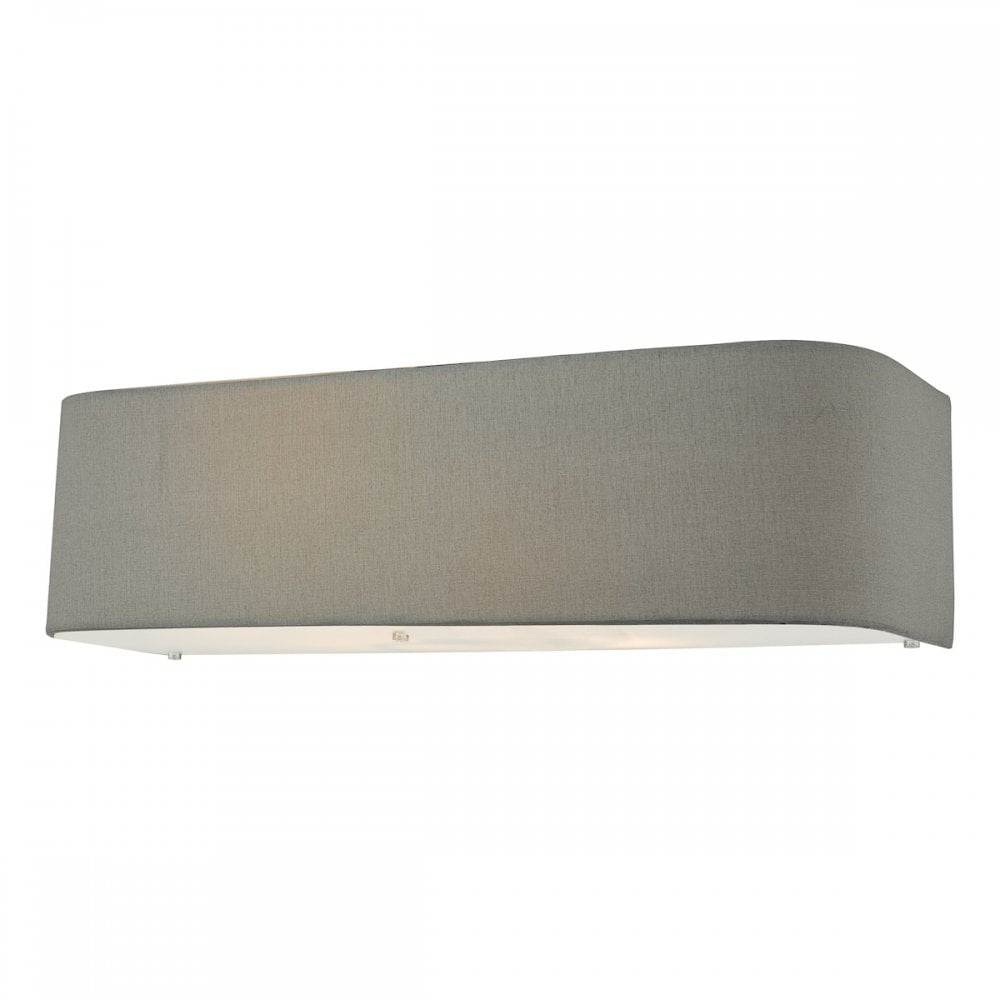 Dar RON0939 Ronda 2 Light Wall Light Grey