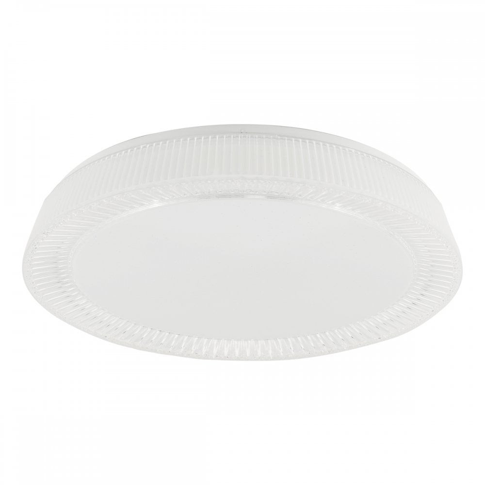 Dar UDE482 Udell Flush Acrylic LED Ceiling Light