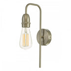 Dar KIE0746 Kiefer Wall Light Satin Chrome