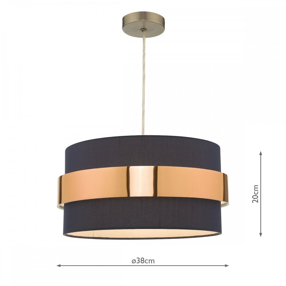 Dar OKI6523 Oki Easy Fit Navy Blue Shade With Copper Band