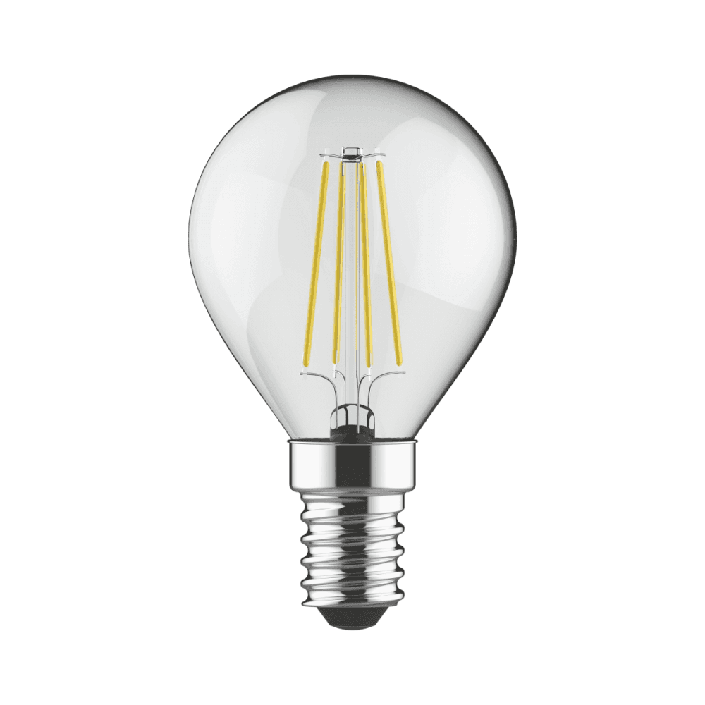 Luxram Value Classic Pack Of 10 E14 Golf Ball LED Dimmable 4W Warm White 2700K