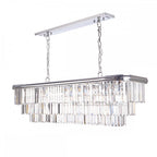 Dar EUL2350 Eulalia 10 Light Chandelier Polished Chrome Crystal