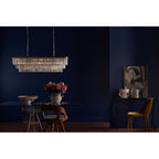 Dar EUL2350 Eulalia 10 Light Chandelier Polished Chrome Crystal