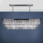 Dar EUL2350 Eulalia 10 Light Chandelier Polished Chrome Crystal