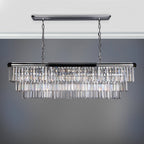 Dar EUL2350 Eulalia 10 Light Chandelier Polished Chrome Crystal