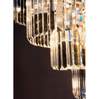 Dar EUL1250 Eulalia 12 Light Chandelier Polished Chrome Crystal