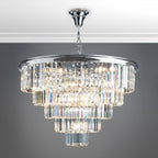 Dar EUL1250 Eulalia 12 Light Chandelier Polished Chrome Crystal