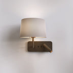 1406012 Side by Side Grande Reading Light USB Bronze