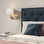 1406013 Side by Side Grande Reading Light USB Matt Black