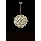 IL32801 Coniston Pendant 6 Light Polished Chrome Crystal