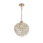 IL32803 Coniston Pendant 3 Light French Gold Crystal