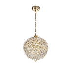 IL32803 Coniston Pendant 3 Light French Gold Crystal