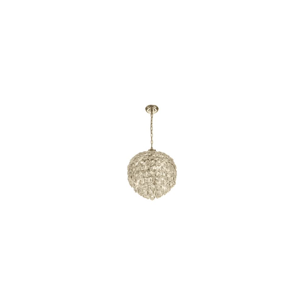 IL32804 Coniston Pendant 6 Light French Gold Crystal