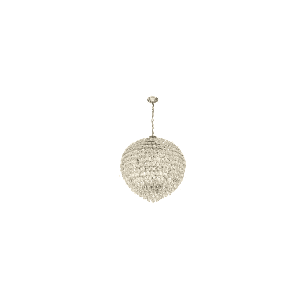 IL32809 Coniston Pendant 16 Light Polished Chrome Crystal