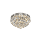 IL32812 Coniston Flush Ceiling 3 Light Polished Chrome Crystal