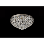 IL32813 Coniston Flush Ceiling 6 Light Polished Chrome Crystal