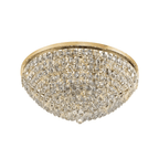 IL32819 Coniston Flush Ceiling 15 Light French Gold Crystal