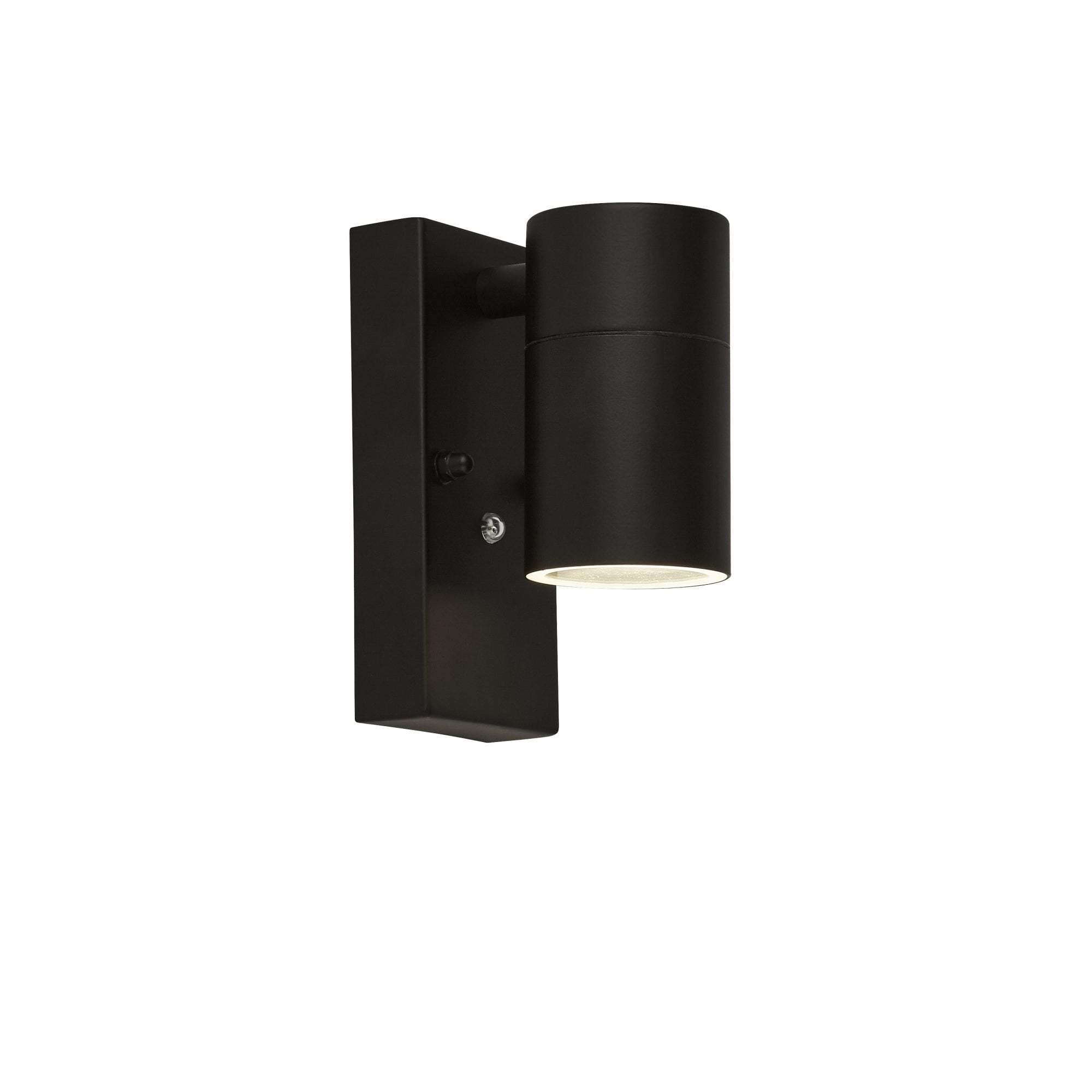 14601BK 1 Light Outdoor Light With Dusk Till Dawn Sensor Black