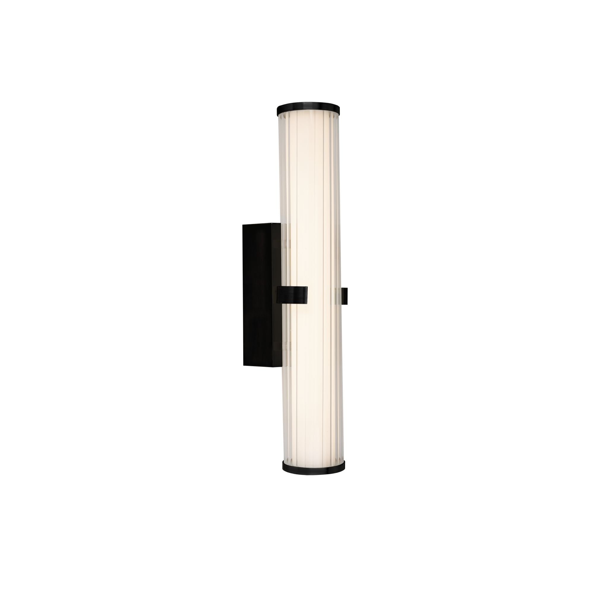 63125-1BK Clamp LED Black Wall Light