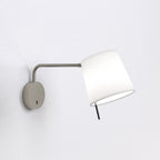 1394001 Mitsu Swing Arm Wall Light Matt Nickel