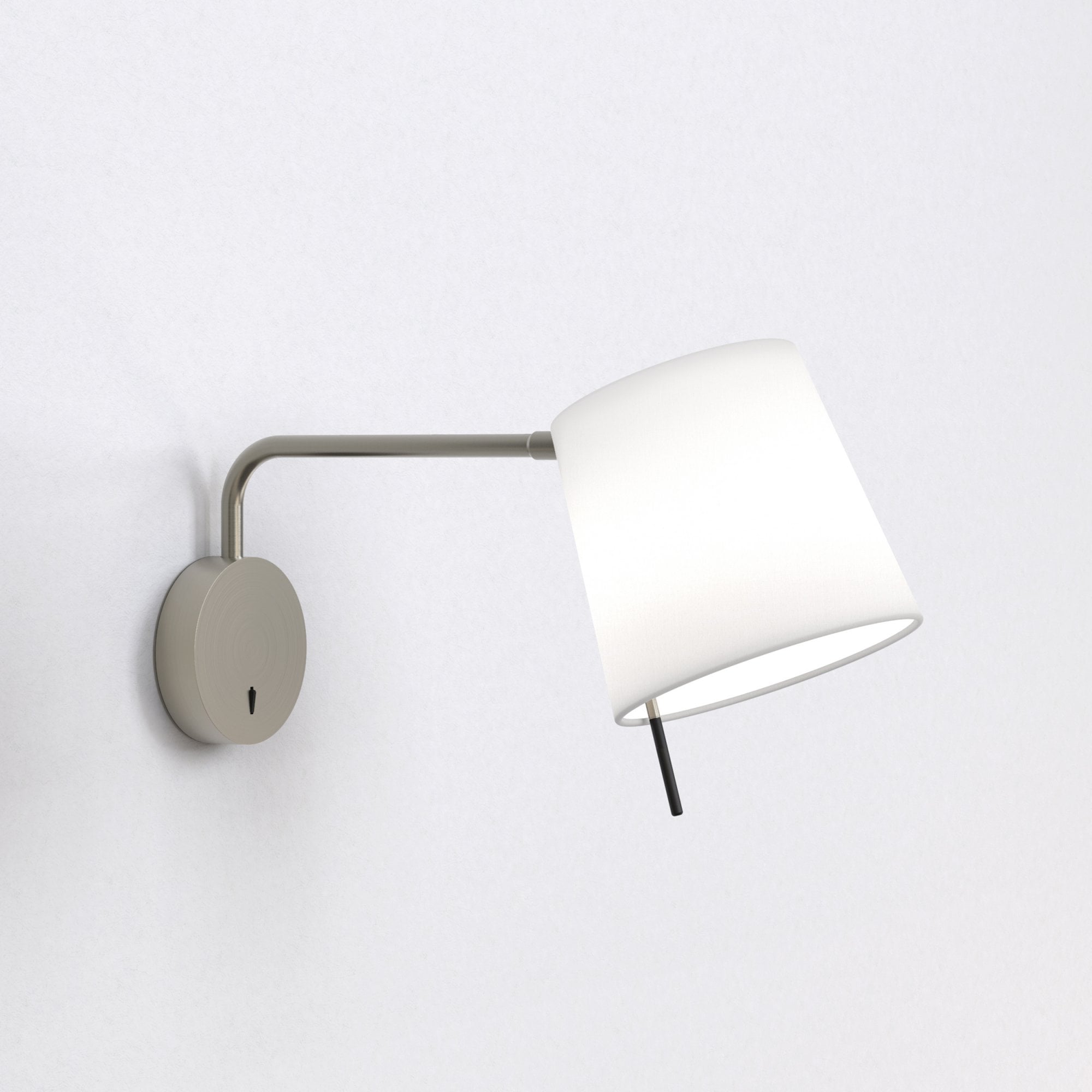 1394001 Mitsu Swing Arm Wall Light Matt Nickel