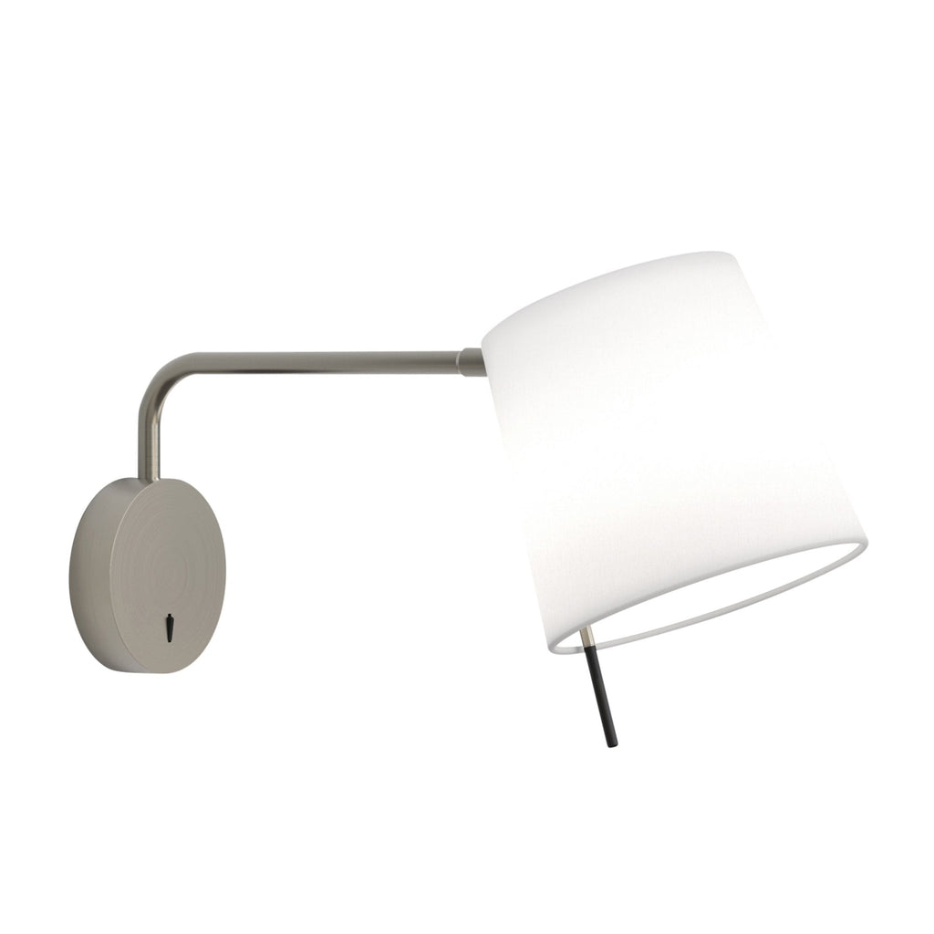 1394001 Mitsu Swing Arm Wall Light Matt Nickel