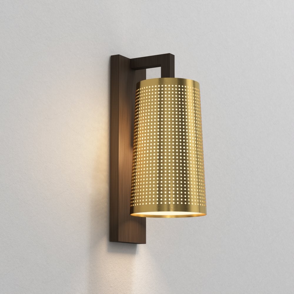1297007 Lago 280 Wall Light Bronze