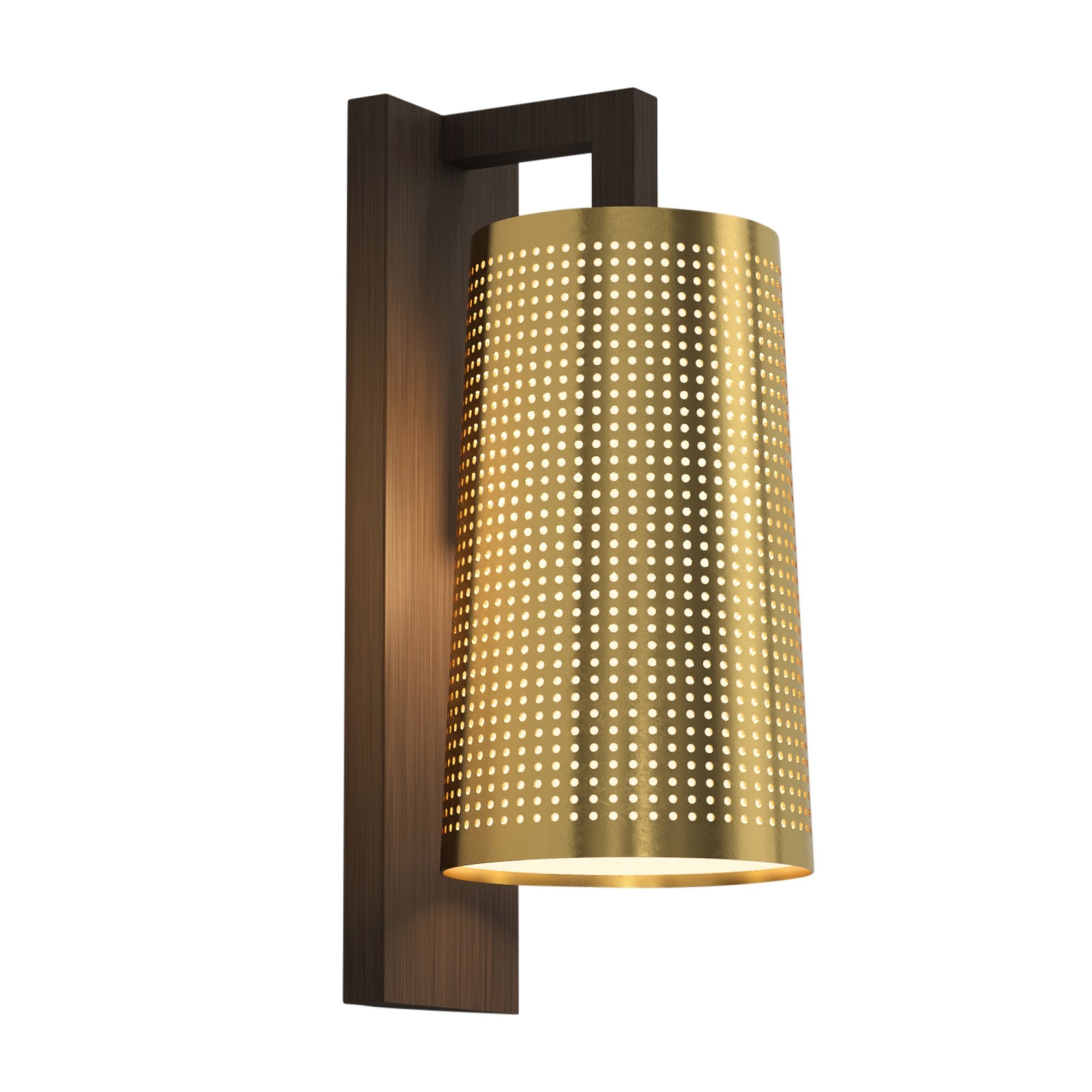 1297007 Lago 280 Wall Light Bronze