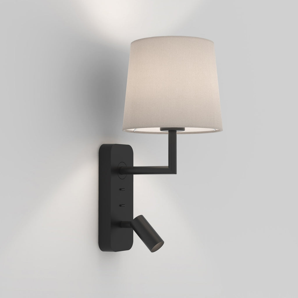 1406002 Side by Side Wall Light Matt Black