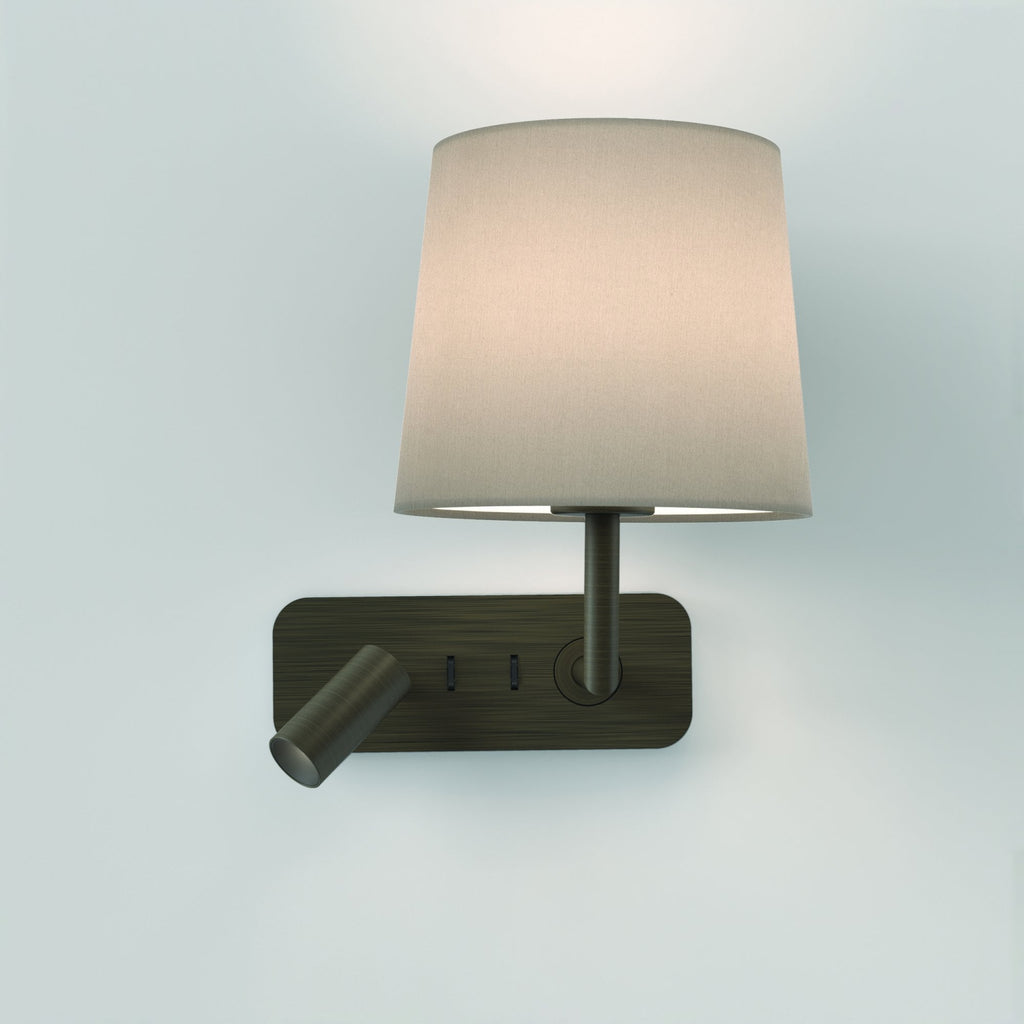 1406004 Side by Side Wall Light Bronze