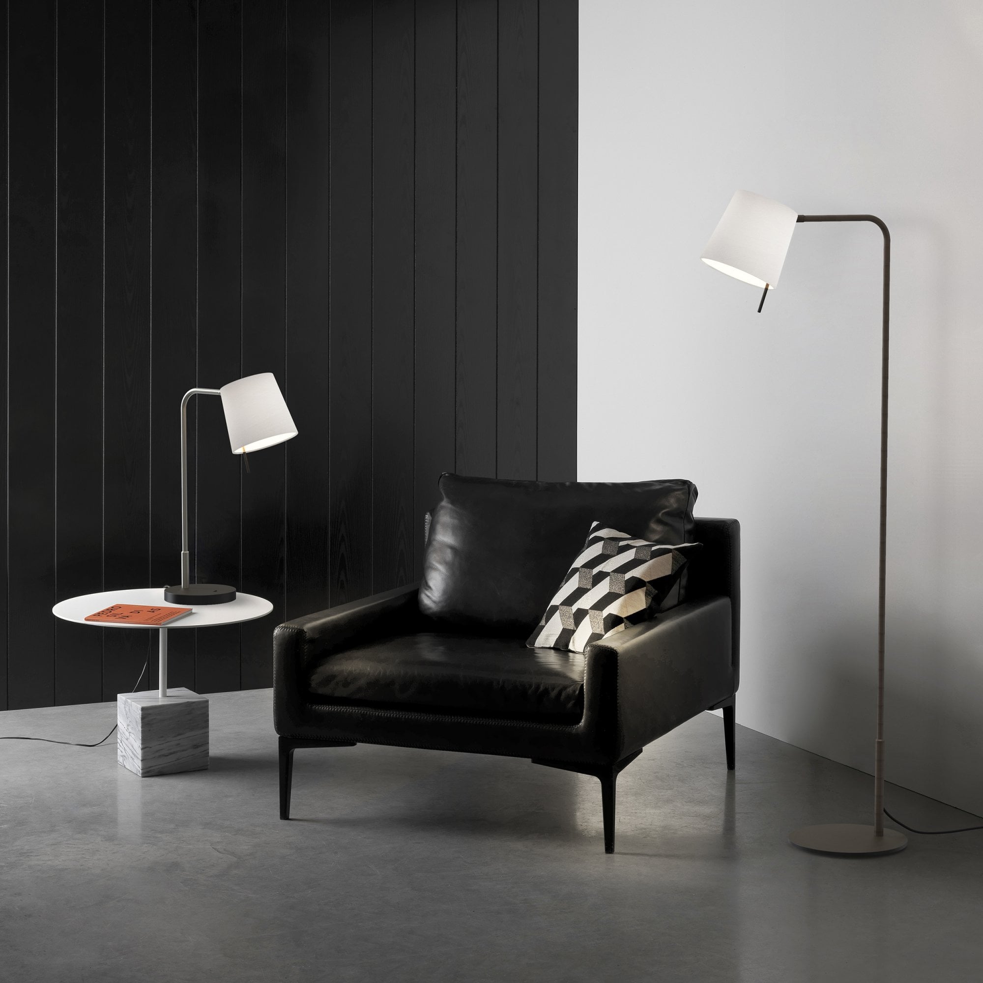 1394009 Mitsu Table Lamp Matt Nickel