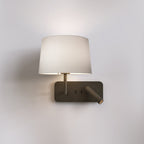 1406012 Side by Side Grande Reading Light USB Bronze