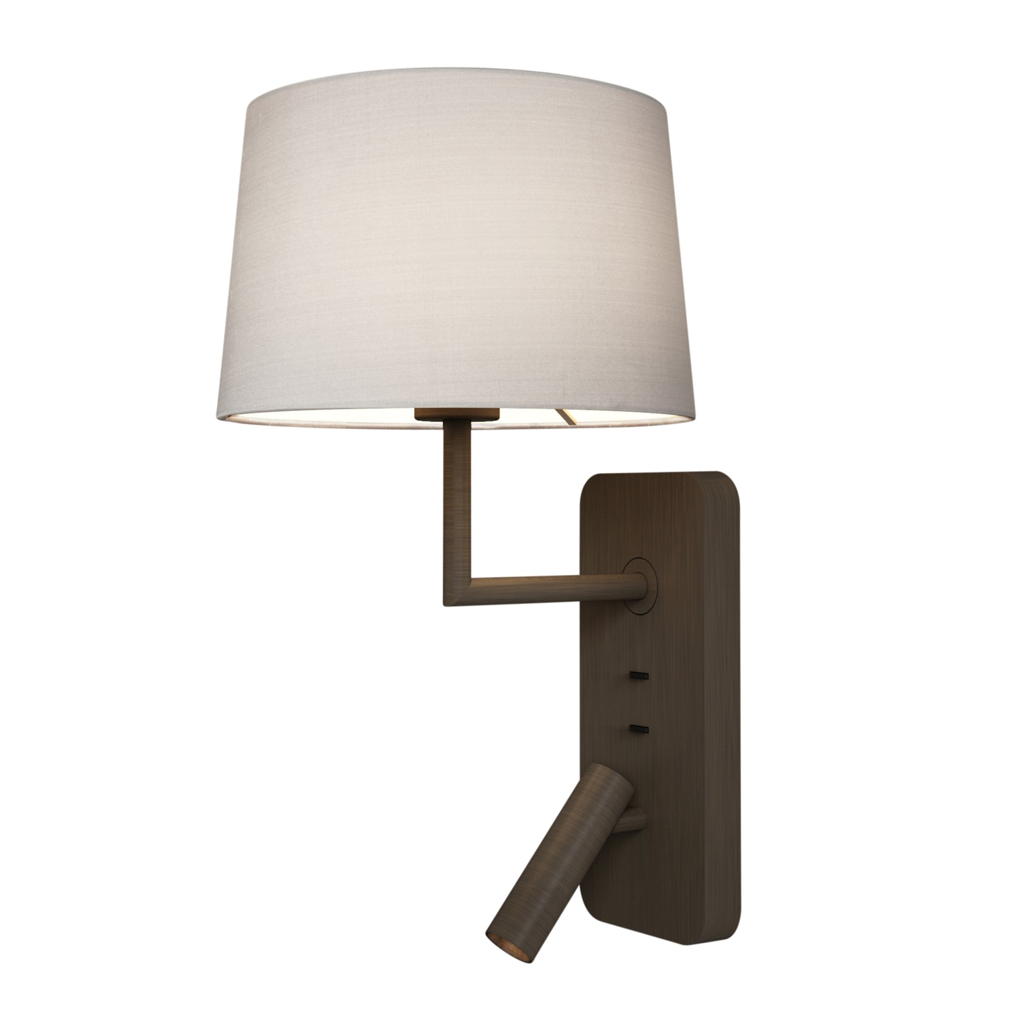 1406012 Side by Side Grande Reading Light USB Bronze