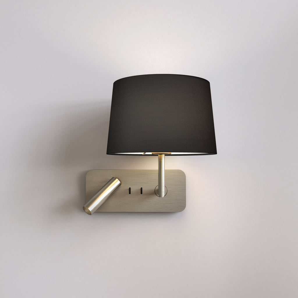 1406014 Side by Side Grande USB Reading Light Matt Nickel