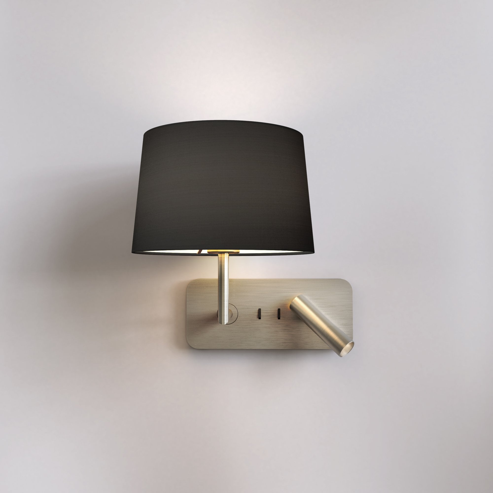 1406014 Side by Side Grande USB Reading Light Matt Nickel