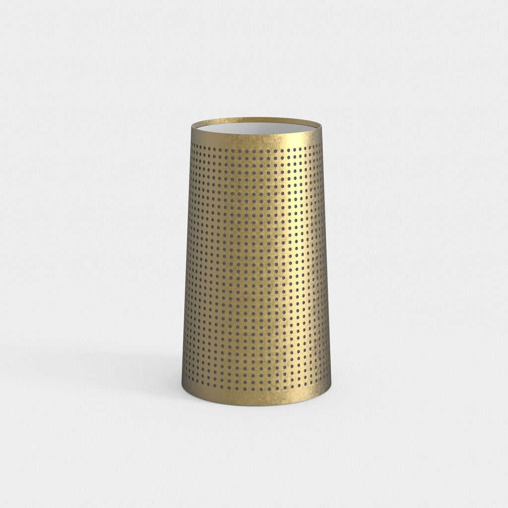 5018046 Cone 195 Shade Natural Brass