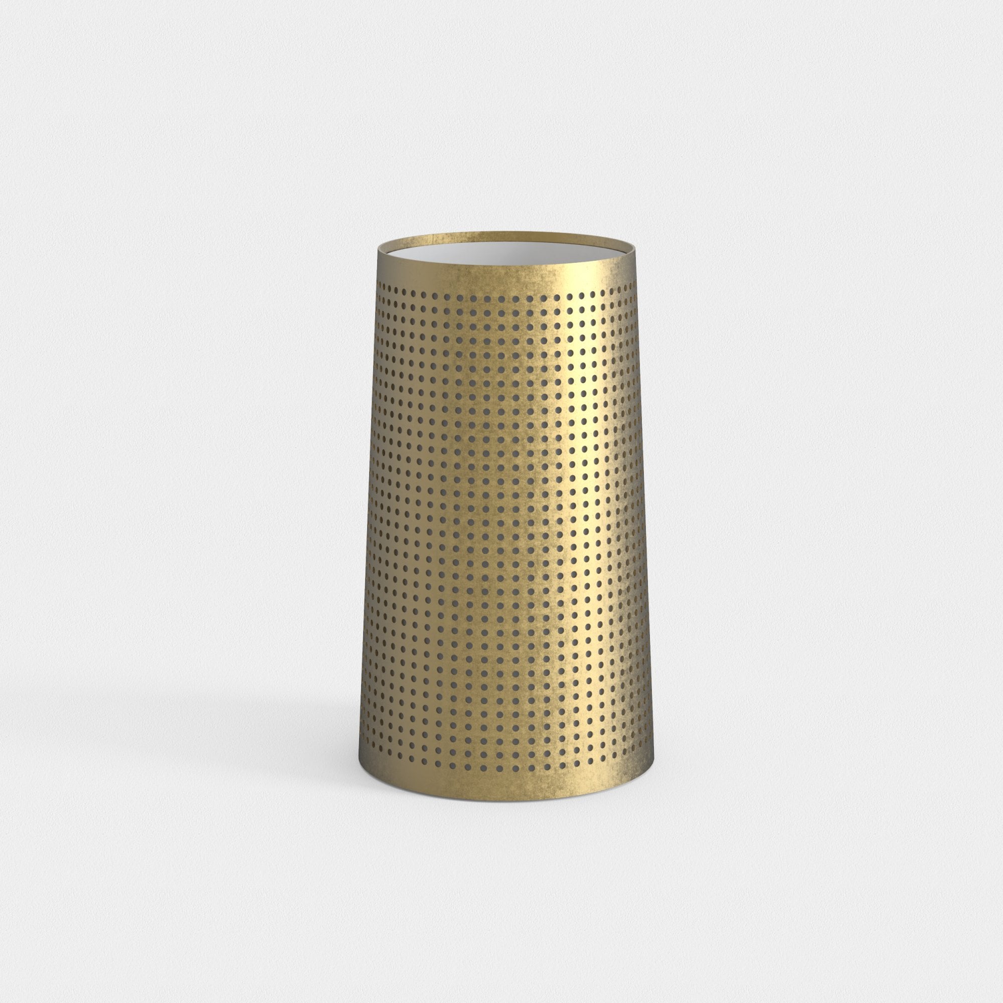 5018046 Cone 195 Shade Natural Brass