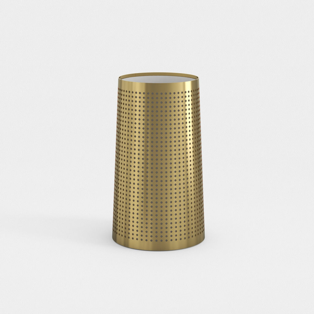5018046 Cone 195 Shade Natural Brass