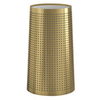 5018046 Cone 195 Shade Natural Brass