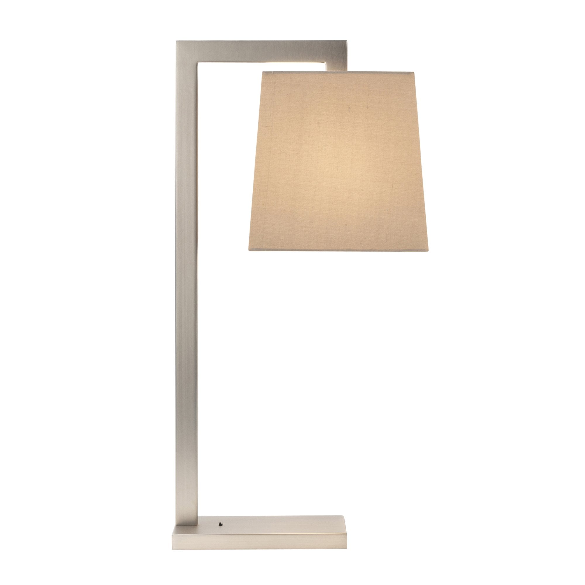 1222008 Ravello Table Lamp Switched Matt Nickel