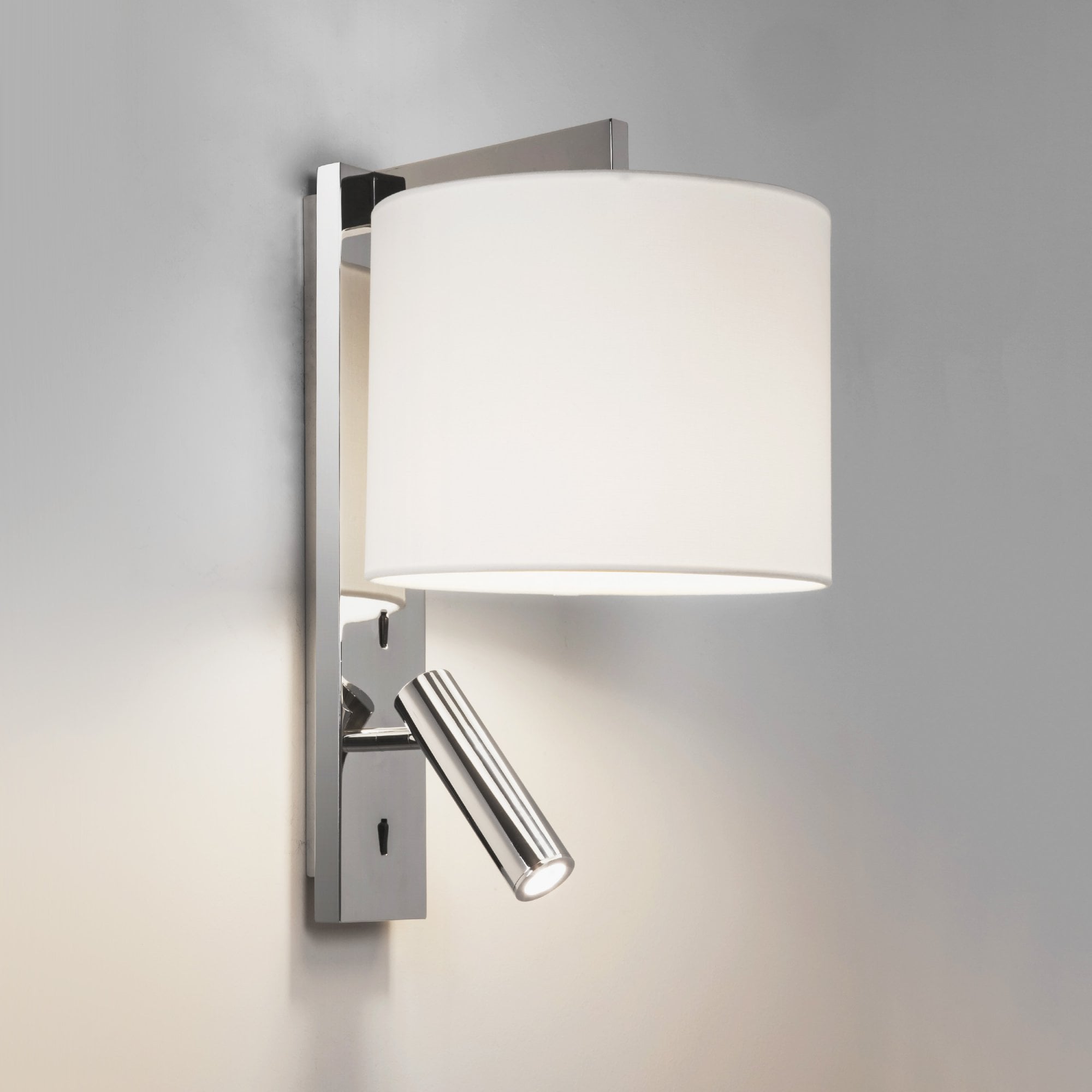 1222018 Ravello LED Polished Chrome Wall Light