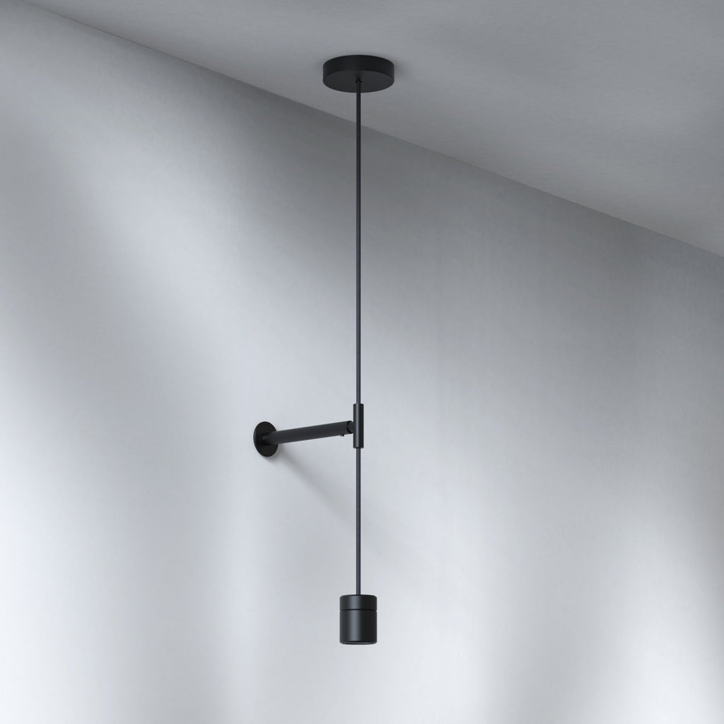 1184009 Pendant Suspension Kit 3 Matt Black