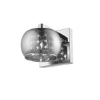 CFH606091/01/WB/CH Deni 1 Light Glass W/beads Wall Light Chrome