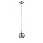 CFH606091/01/CH Deni 1 Light Pendant Glass With Beads Chrome