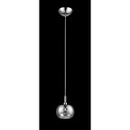 CFH606091/01/CH Deni 1 Light Pendant Glass With Beads Chrome