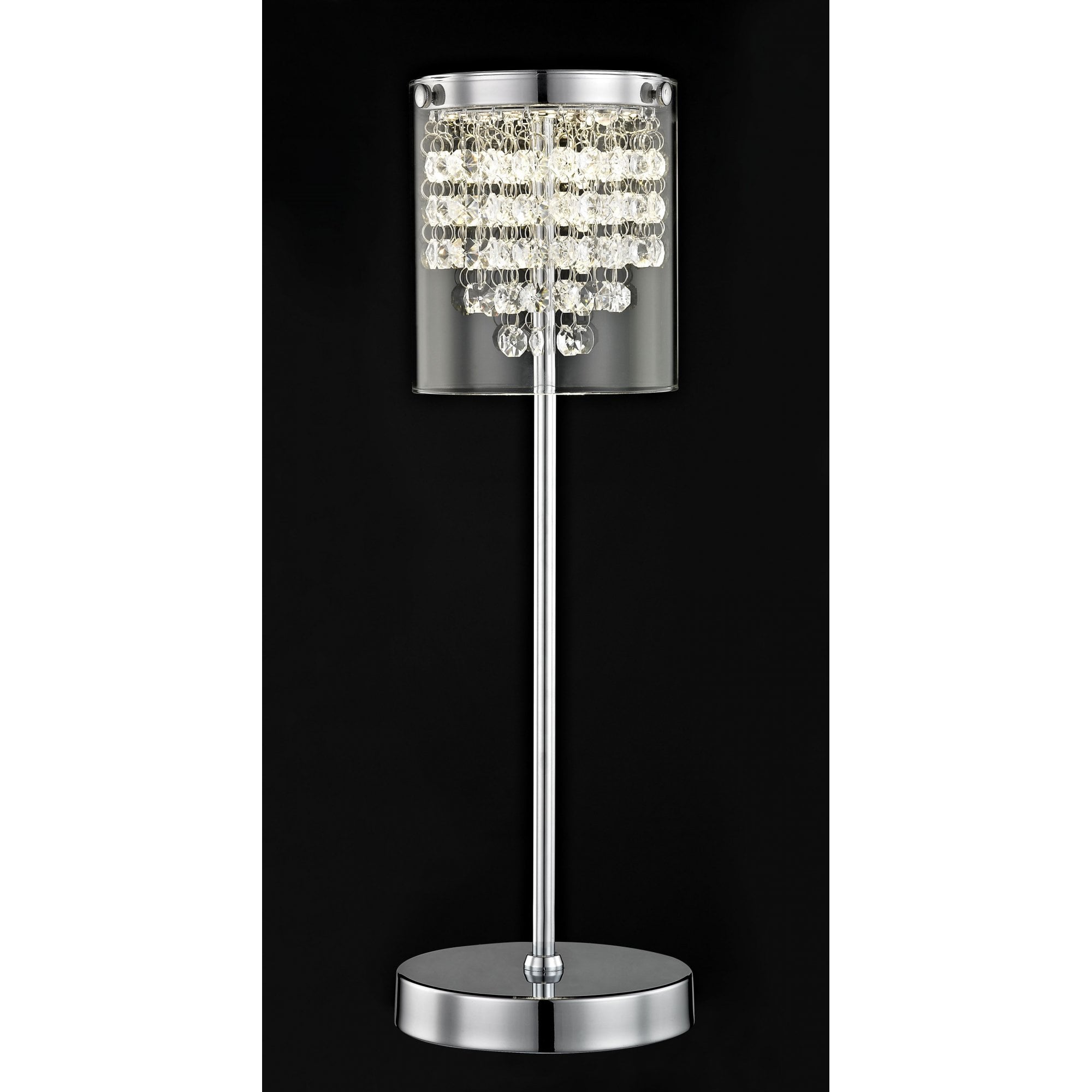 LED608242/01/TL/CH Florina 1 Light LED Table Lamp Chrome