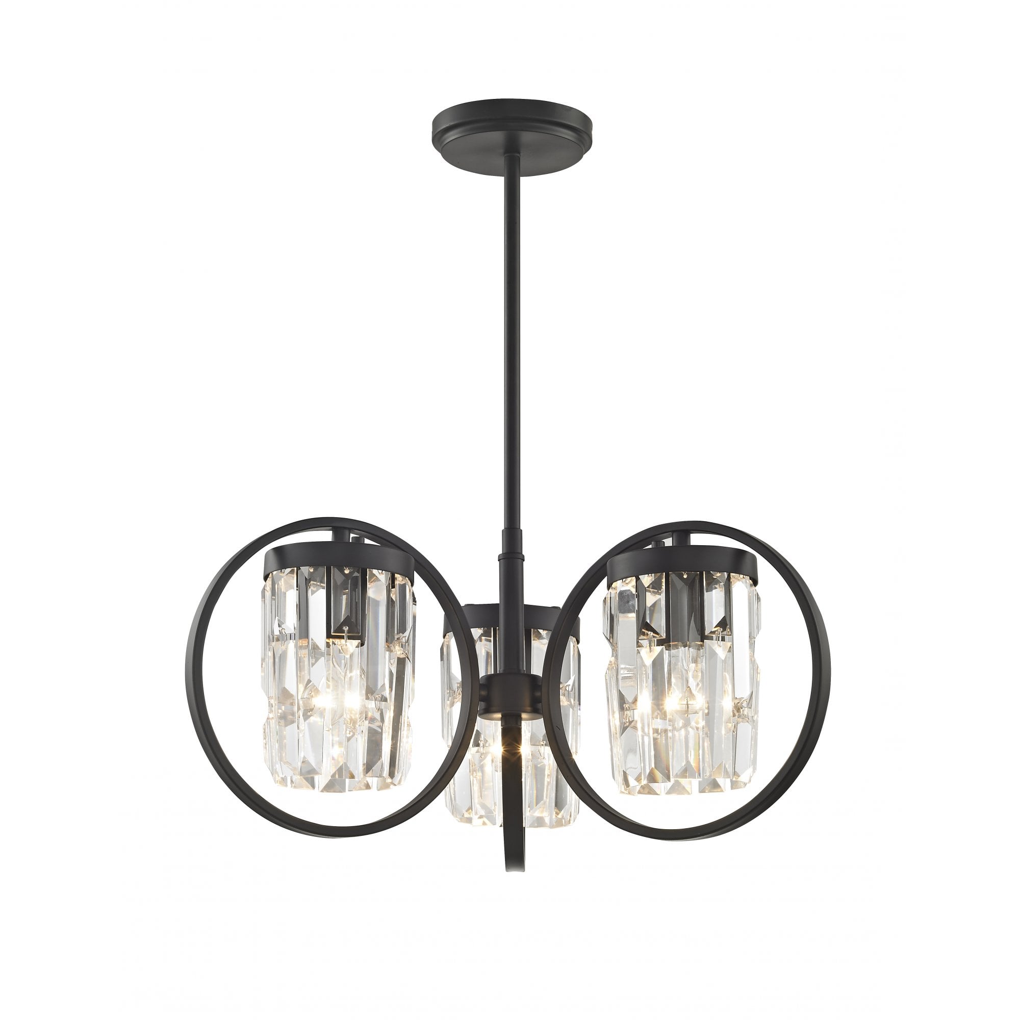 CF1703/03/BLK Talin 3 Light Pendant Black