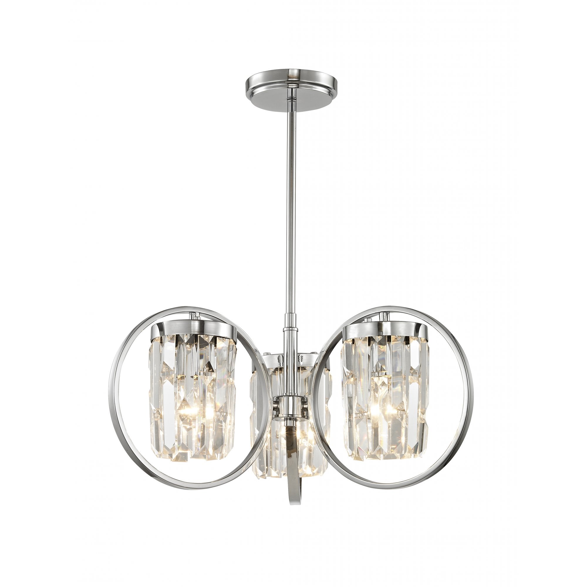 CF1703/03/CH Talin 3 Light Pendant Chrome