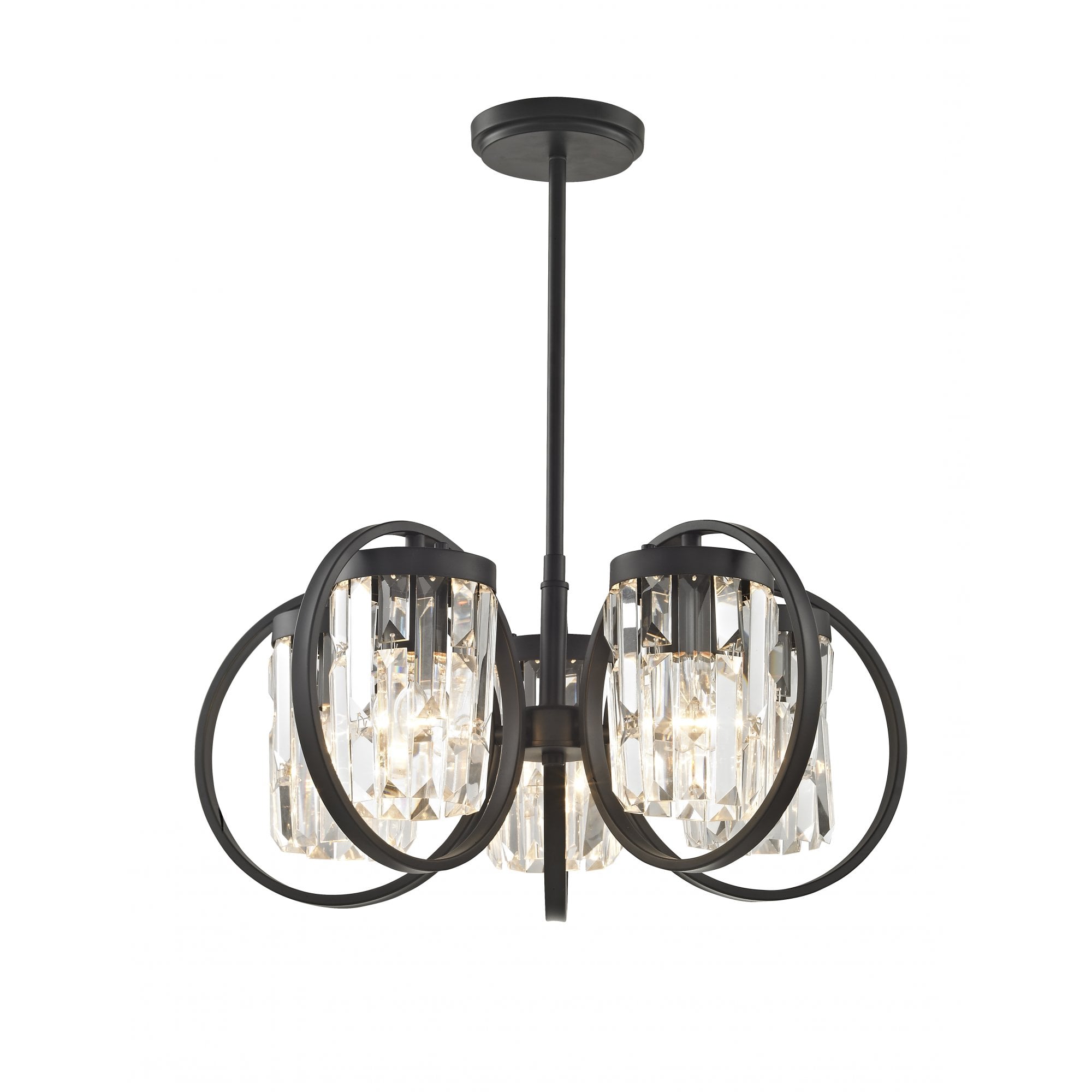 CF1703/05/BLK Talin 5 Light Pendant Black